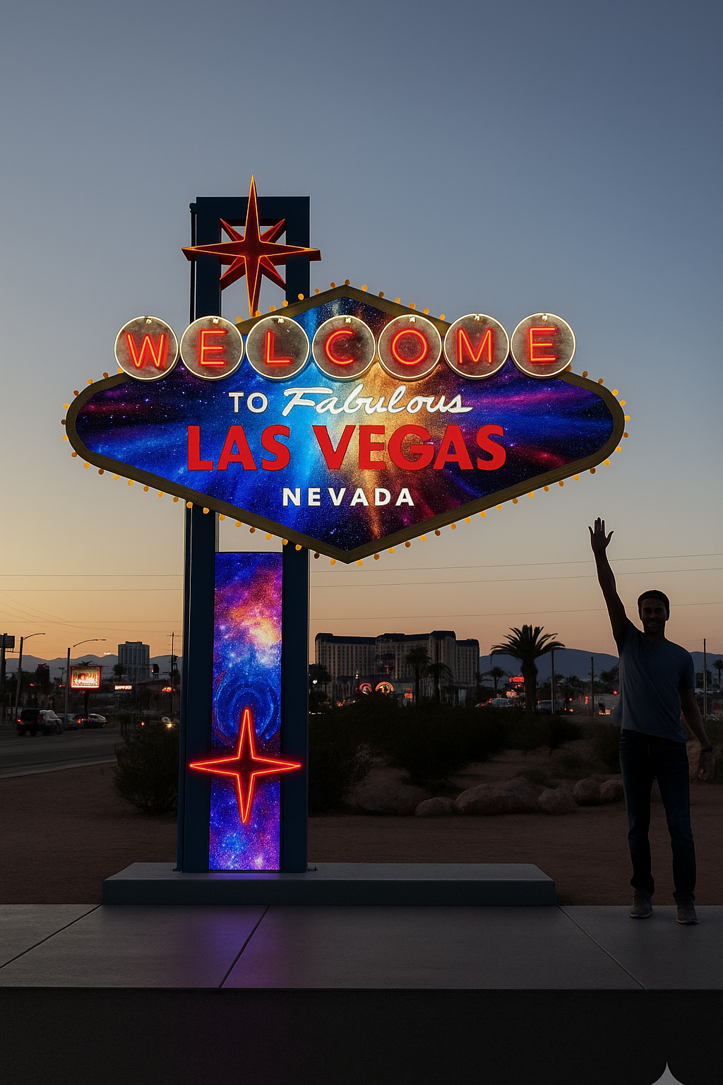 The Iconic Las Vegas Sign Reimagined as an HD Video Wall by LED Show Vision