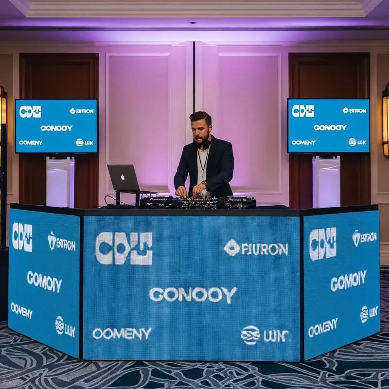 LED DJ Booth Rental Las Vegas