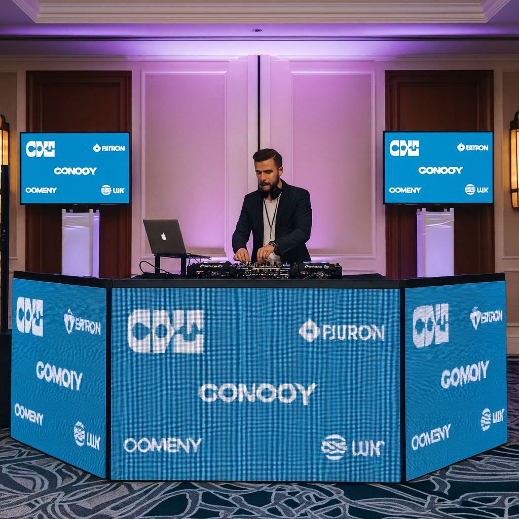 3 Angled DJ Booth