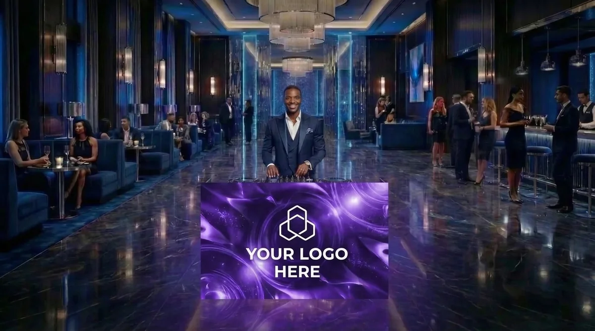 4ft LED DJ Booth Rental Las Vegas