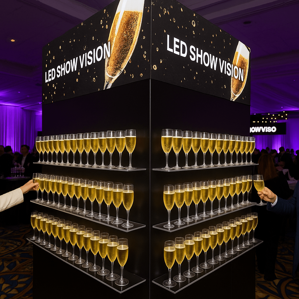 LED Champagne Tower
