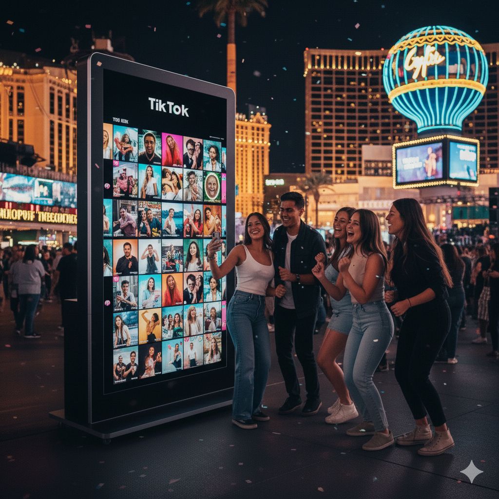 Live Social Media Wall Corporate Event Display Las Vegas