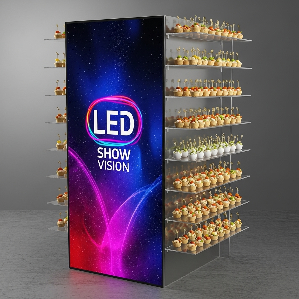 Two-Sided LED Display Tower
